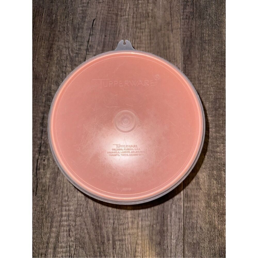 Vintage Tupperware 235 Harvest Orange Wonderlier Mixing Bowl